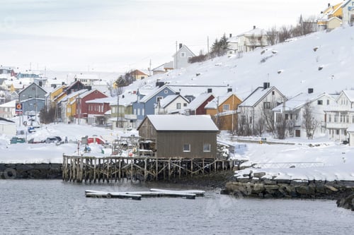 Preview: Scenery From A Ship Norwegian Sea Near North Cape Norway