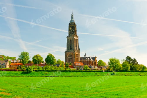 Preview: Meadows On The Outskirts Of A Small Dutch Town