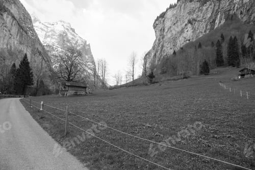 Preview: Landscape In Lauterbrunnen Junfrau Region Berner Oberland Switzerland