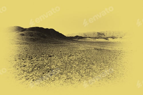 Preview: Loneliness And Emptiness Of The Rocky Hills Of The Negev Desert In Israel. Breathtaking Landscape
