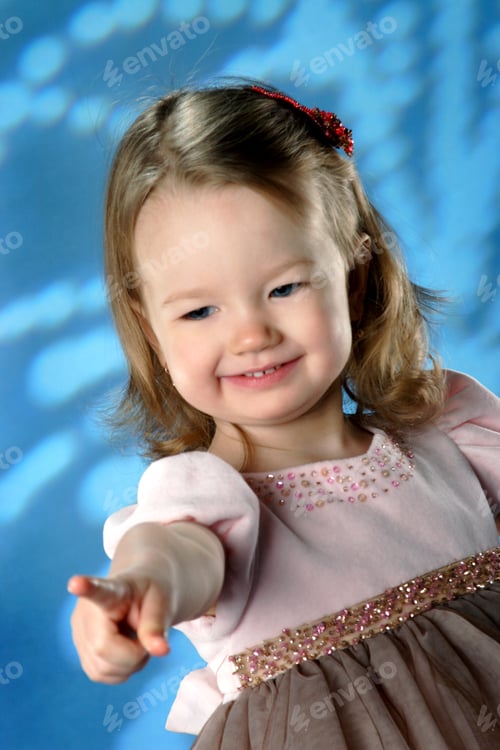 Preview: Little Girl In Studio Shooting
