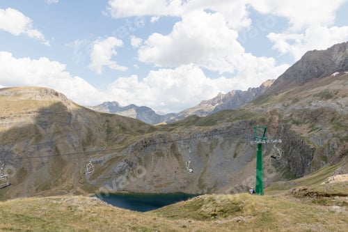 Preview: Asnos Lake In Panticosa Pistes Summertime Huesca Aragon Spain