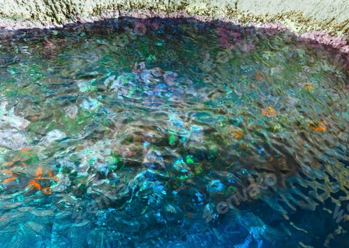 Preview: Colorful Bottom Inside Blue Caves (Zakynthos, Greece, Cape Skinari )