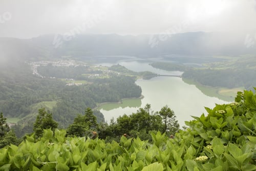 Preview: Sete Cidades Lagoon Sao Miguel Island Azores Portugal
