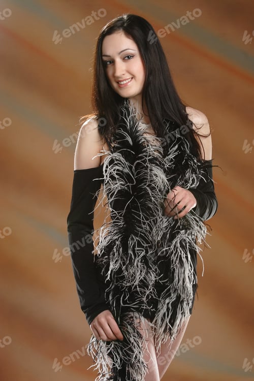 Preview: Active, Beautiful Girl In The Studio Shooting