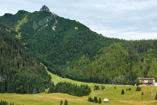 Preview: Tatra Mountain, Poland, View To Giewont Mount