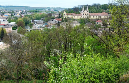 Preview: Panoramic Spring View Of Buchach Town (Ternopil Oblast, Ukraine).