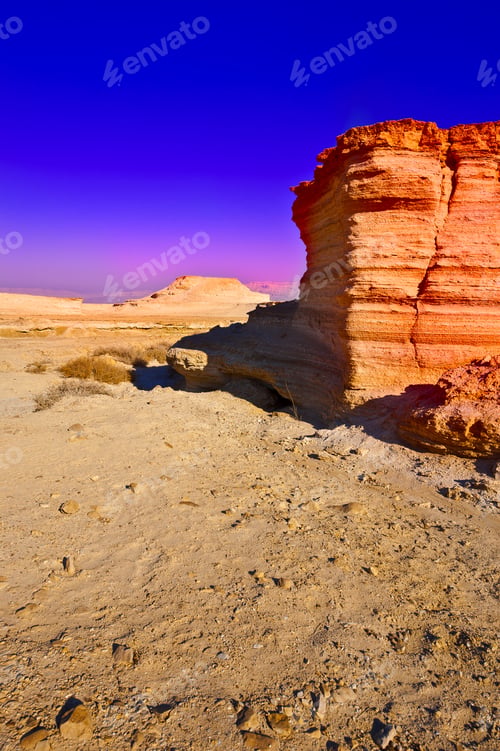 Preview: Canyon In The Judean Desert, Sunset