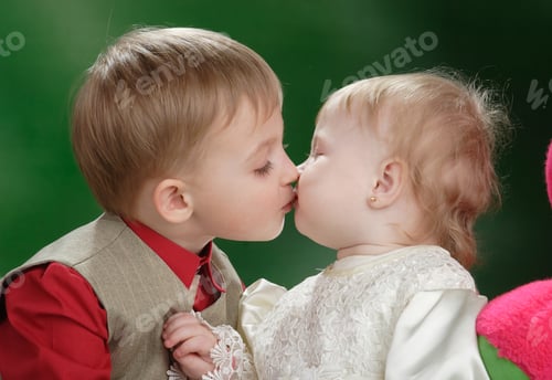 Preview: Studio Photography Of Two Small Children