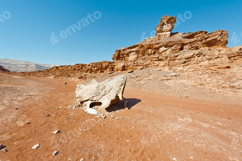 Preview: Melancholy And Emptiness Of The Rocky Hills Of The Negev Desert In Israel. Breathtaking Landscape