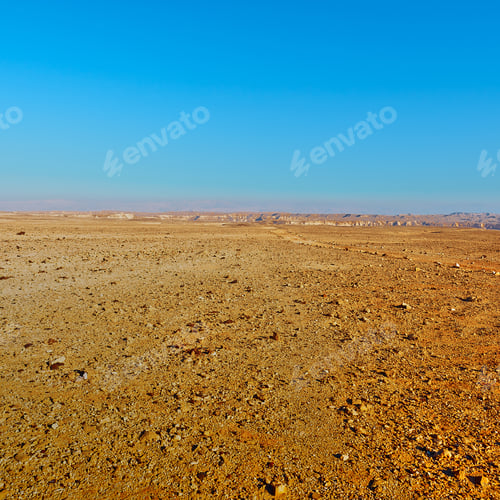 Preview: Dirt Road Of The Negev Desert In Israel