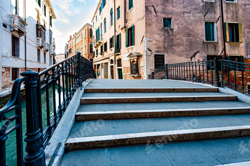 Preview: Deserted Streets Of Venice. Museum City Is Situated Across A Group Of Islands That Are Separated By