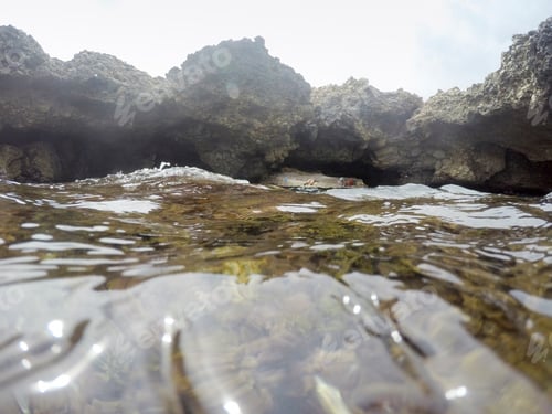 Preview: Under Water Image Las Rotas Beach San Antonio Cape Nature Reserve In Denia Alicante Spain