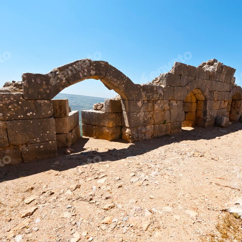 Preview: Remnants Of Castle On The Golan Heights Near The Israeli Border With Syria. The Nimrod Fortress