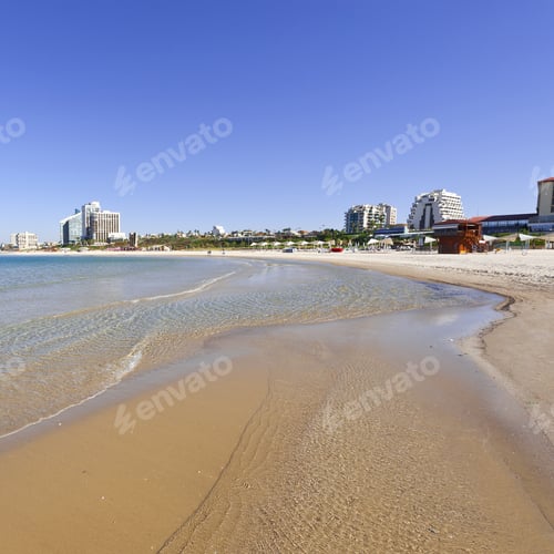 Preview: Beach Of Mediterranean Sea In Israel