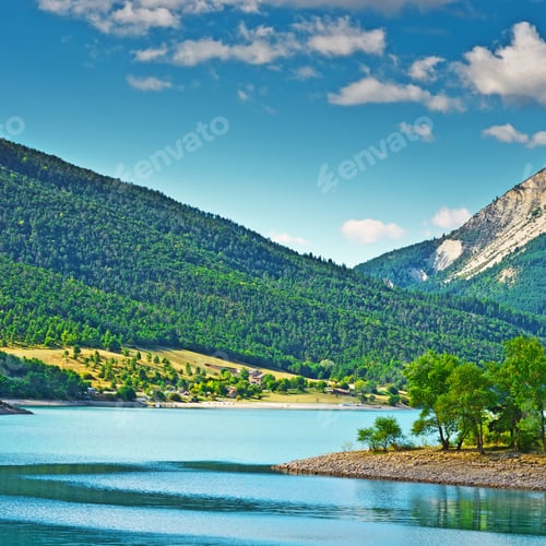 Preview: River On The Bottom Of Canyon In The French Alps