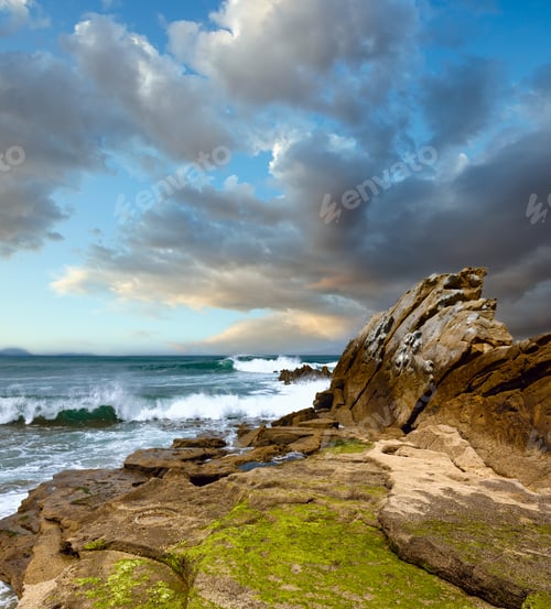 Preview: Beach Azkorri Or Gorrondatxe In Getxo Town, Biscay, Basque Country (Spain).