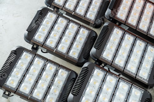 Preview: Diode Arrays In Fixtures For Industrial Premises