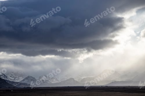 Preview: Winter Landscape In Hvolsvöllur Iceland
