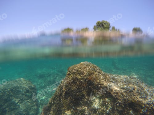 Preview: Underwater Mediterranean Sea In Benissa Alicante Spain
