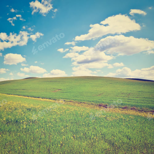 Preview: Sloping Meadows Of Tuscany, Instagram Effect