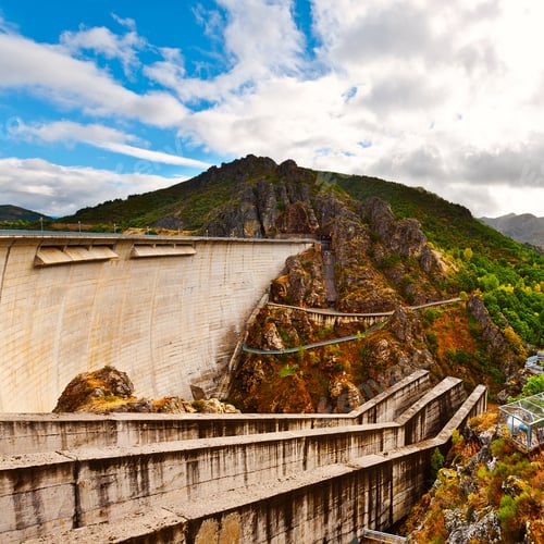Preview: Dam Of The Power Station In The Mountain Of Cantabria, Spain