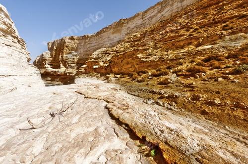 Preview: Rocky Hills Of The Negev Desert In Israel. Breathtaking Landscape Of The Desert Rock Formations In