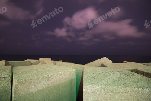 Preview: Denia Harbour By Night Long Expo Alicante Spain