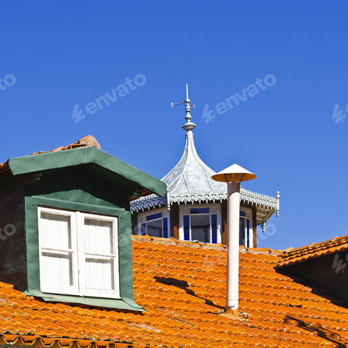 Preview: Roof In The Historic Center City Of Cintra In Portugal