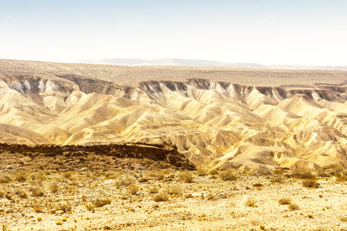 Preview: Rocky Hills Of The Negev Desert In Israel. Breathtaking Landscape Of The Desert Rock Formations In