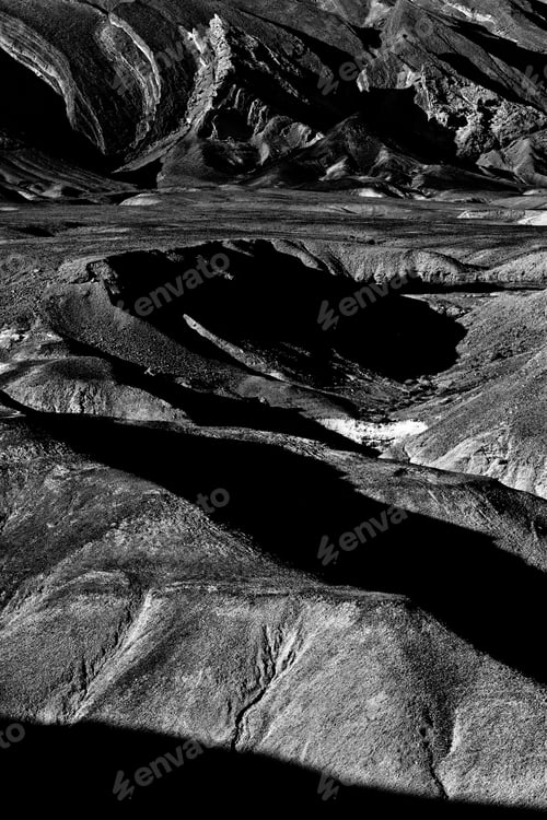 Preview: Rocky Hills Of The Negev Desert In Israel. Breathtaking Landscape Of The Rock Formations In The