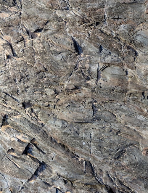 Preview: Part Of Rock Close Up And Sand On Stone. Nature Background.