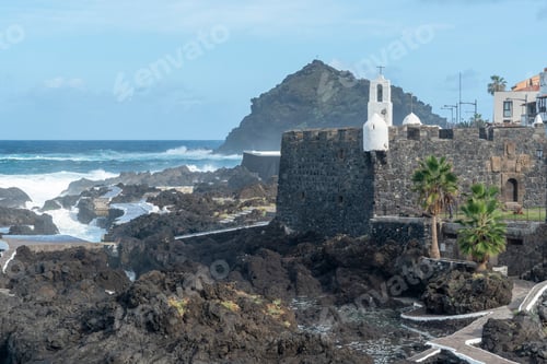 Preview: Big Waves In Garachico North Of Tenerife Canary Islands On December 16, 2019