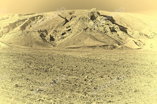 Preview: Rocky Hills Of The Negev Desert In Israel, Stylized Photo