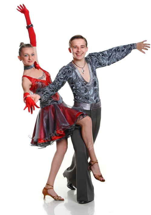 Preview: Beautiful Couple In The Active Ballroom Dance