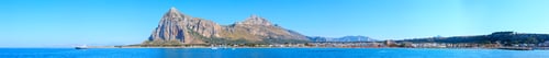 Preview: Paradise Tyrrhenian Sea Bay, San Vito Lo Capo Beach With Clear Azure Water And White Sand, Monte