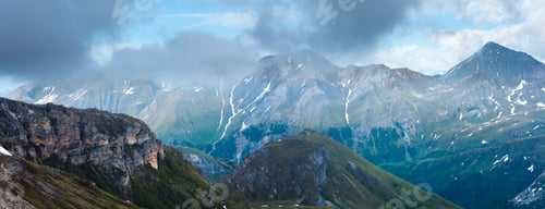 Preview: Summer (June) Alp Mountain Tops Panorama From Grossglockner High Alpine Road