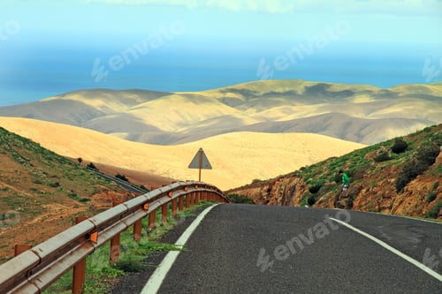 Preview: Volcanic Landscape Fuerteventura Island Canary Islands Spain