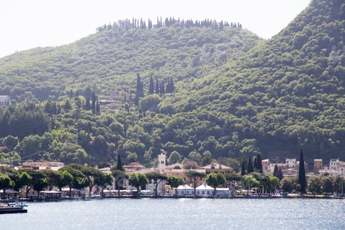 Preview: Lake Of Garda From A Ship On April 4, 2018 Lombardy Italy