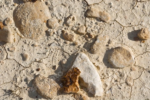 Preview: Stones And Sand Of Desert As The Natural Background