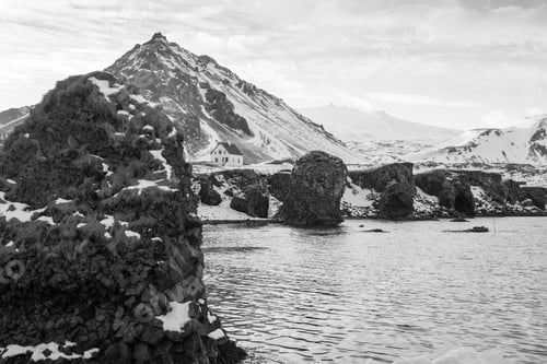 Preview: Hellnar Village Snaefellsnes Peninsula West Of Iceland In Winter