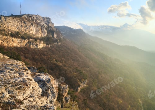 Preview: Daybreak Aj-Petri Mountain Top View (Crimea, Ukraine)