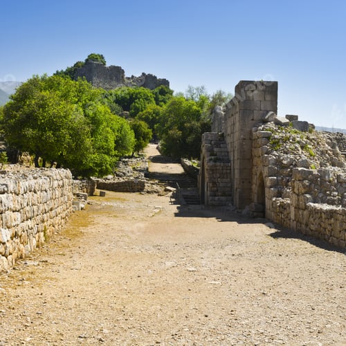Preview: Remnants Of Castle On The Golan Heights Near The Israeli Border With Syria. The Nimrod Fortress