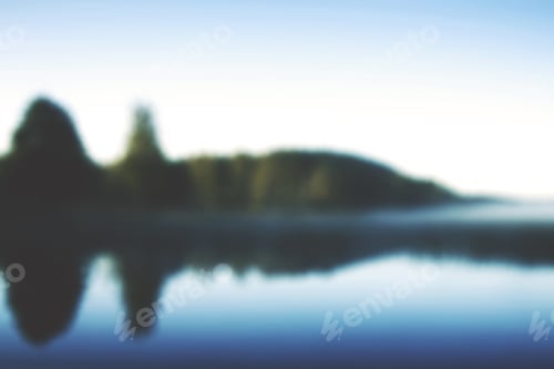 Preview: A Blurry Version Of A Beautiful Landscape Image From Finland. This Image Suits Nicely For Text