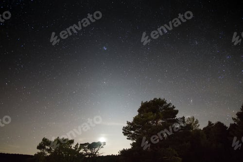 Preview: Stars And Pines Gudar Mountains Teruel Aragon Spain