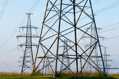 Preview: Electric Lines Against The Sky
