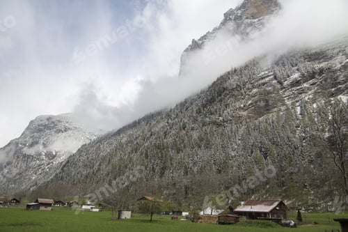 Preview: Landscape In Lauterbrunnen Junfrau Region Berner Oberland Switzerland