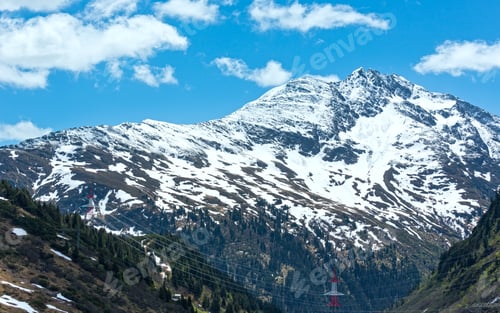Preview: Summer Mountain View(Warth, Vorarlberg, Austria).