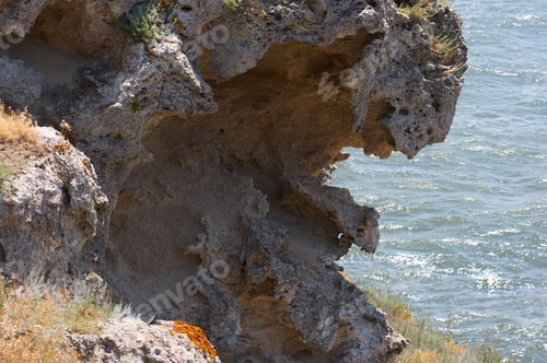 Preview: Coastal Stony Cliff With Quaint Weathering Forms