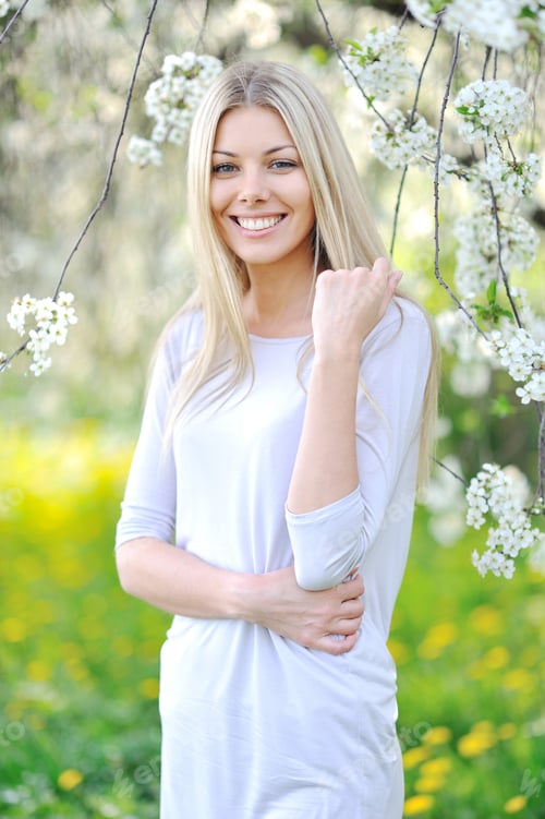 Preview: Young Happy Beautiful Woman Portrait
